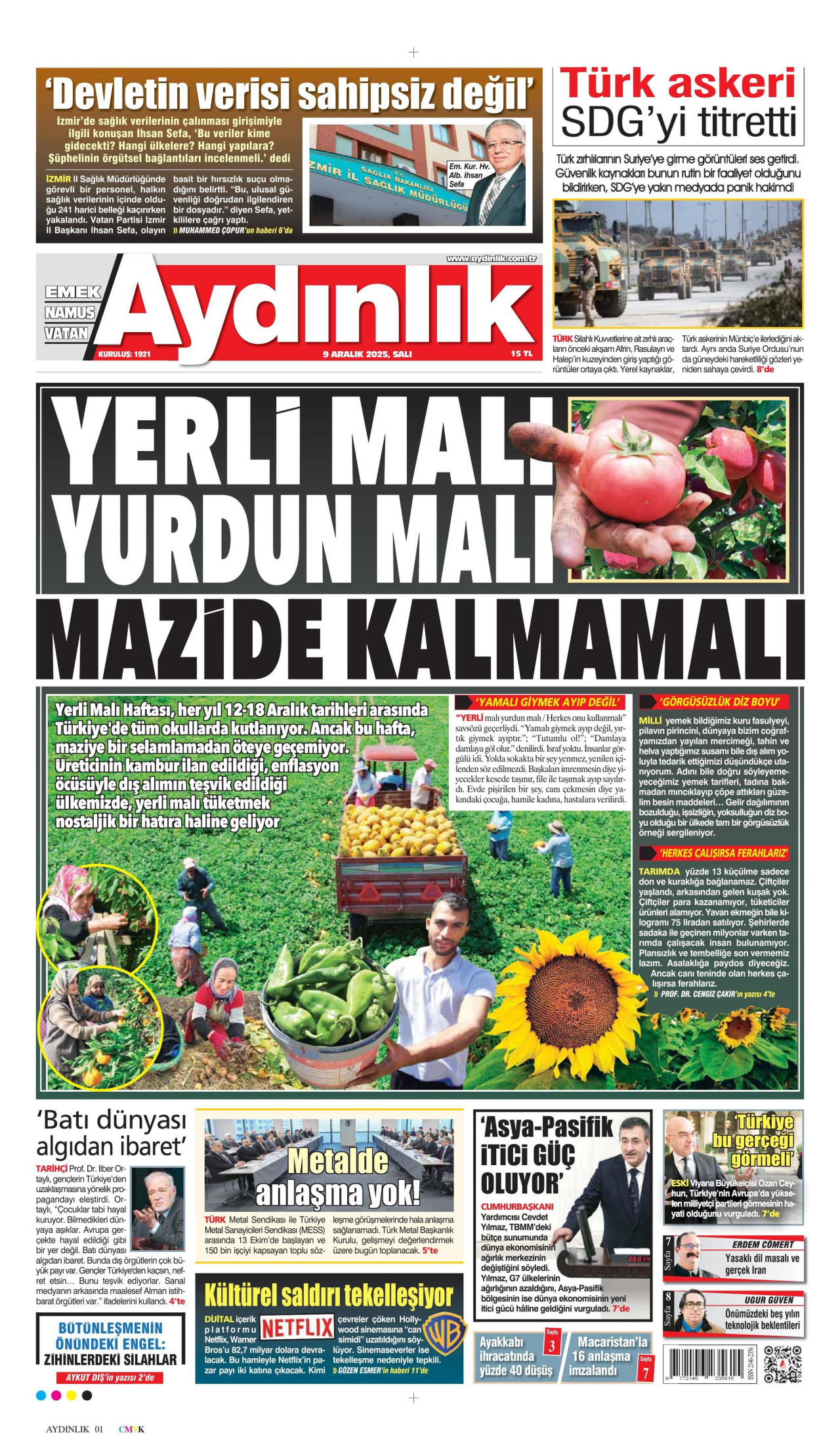 AYDINLIK GAZETESİ