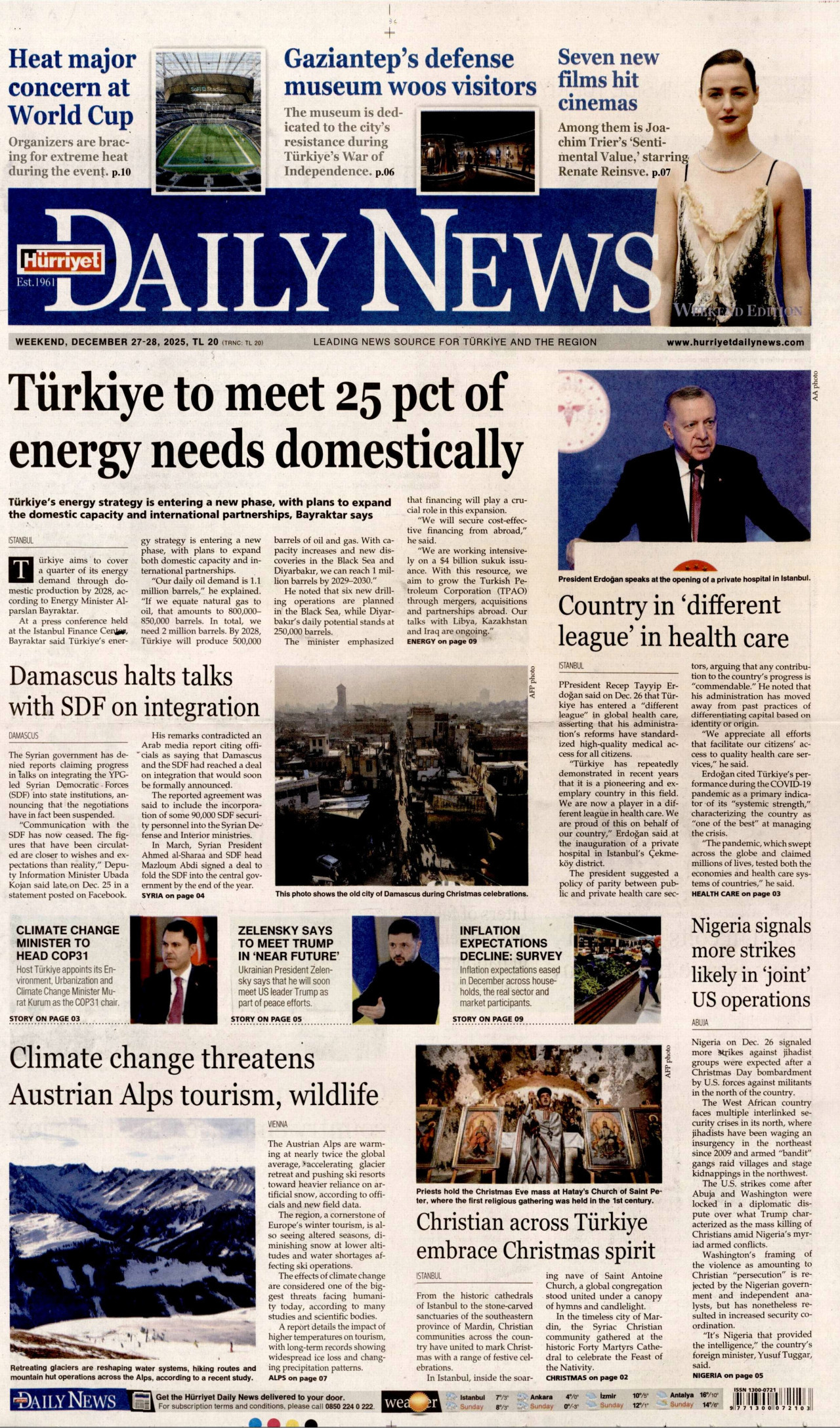 HÜRRİYET DAİLY NEWS