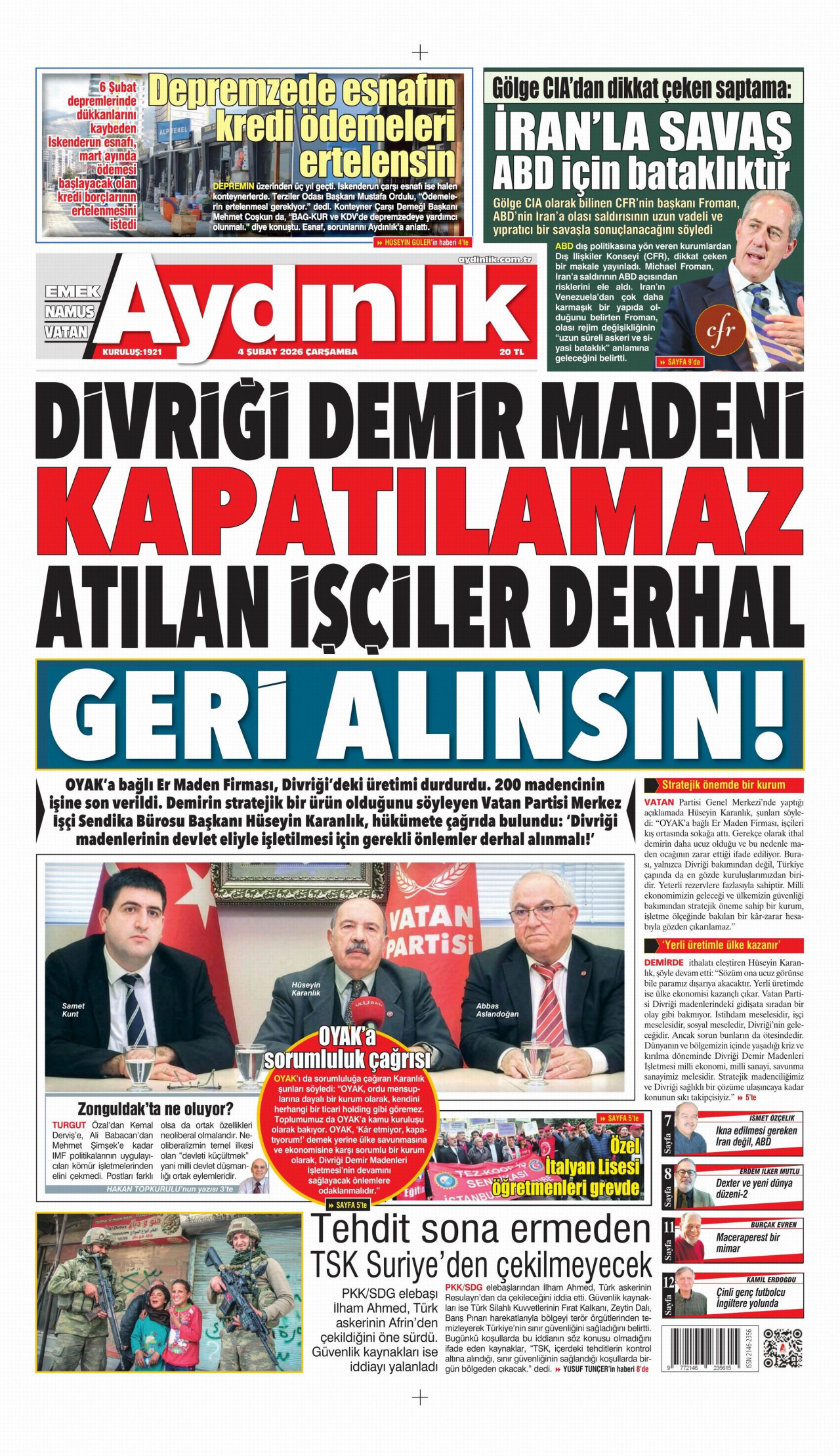AYDINLIK GAZETESİ