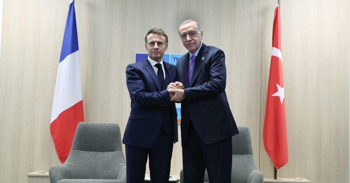 Cumhurbaşkanı Erdoğan, Fransa Cumhurbaşkanı Macron ile görüştü - Manşet Haber