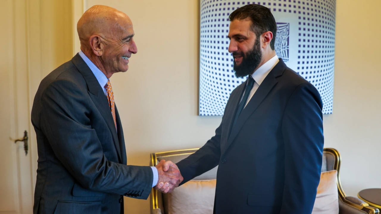 Suriye Devlet Başkanı eş-Şara, Barrack ile bir araya geldi