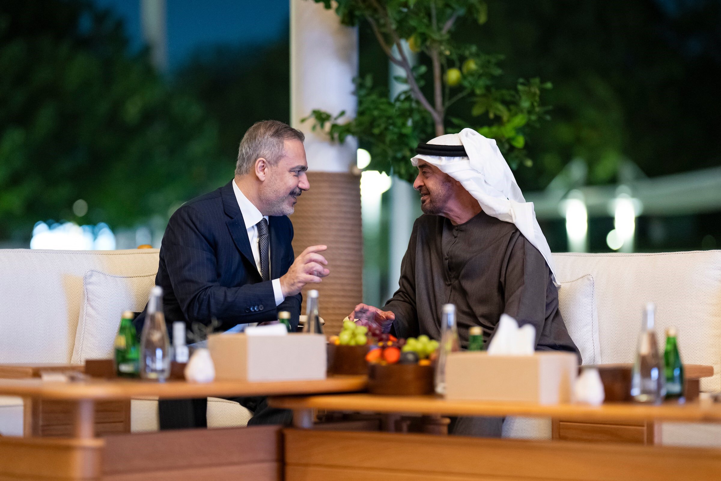 Dışişleri Bakanı Fidan, BAE Devlet Başkanı Al Nahyan Tarafından Kabul Edildi