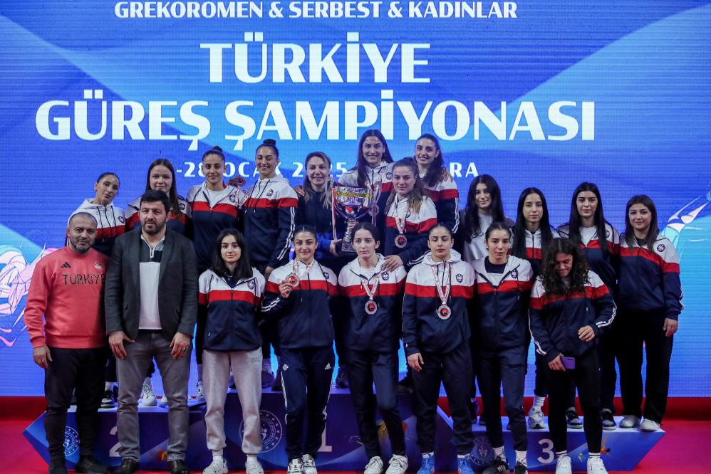 Büyükler Kadınlar Türkiye Güreş Şampiyonası sona erdi
