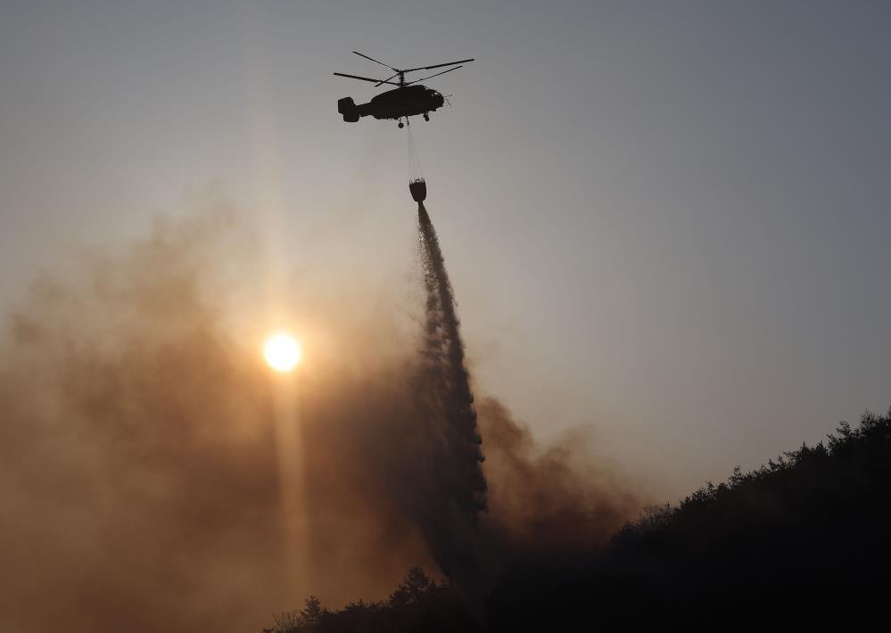 Güney Kore'de orman yangını: Bin 200 kişi için tahliye kararı