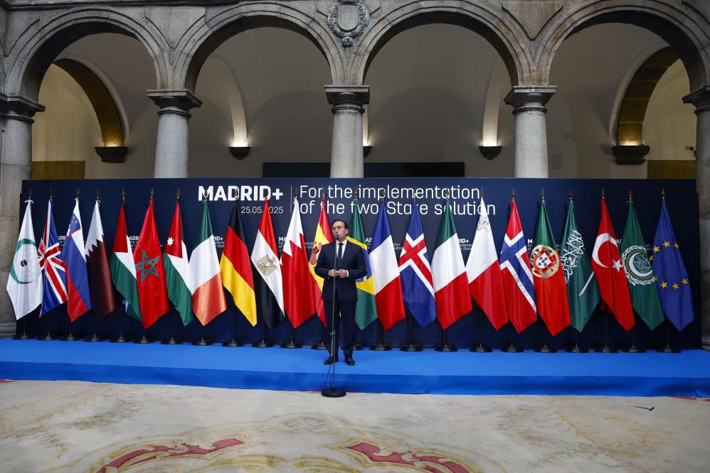 Avrupa ve Arap ülkeleri, İsrail'e baskı gündemiyle Madrid'de toplandı