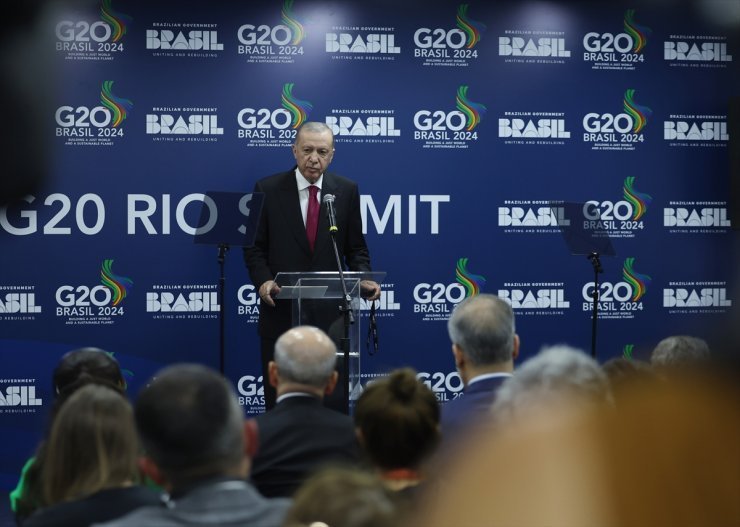 Cumhurbaşkanı Erdoğan G20 Liderler Zirvesi’nde basın toplantısı düzenledi