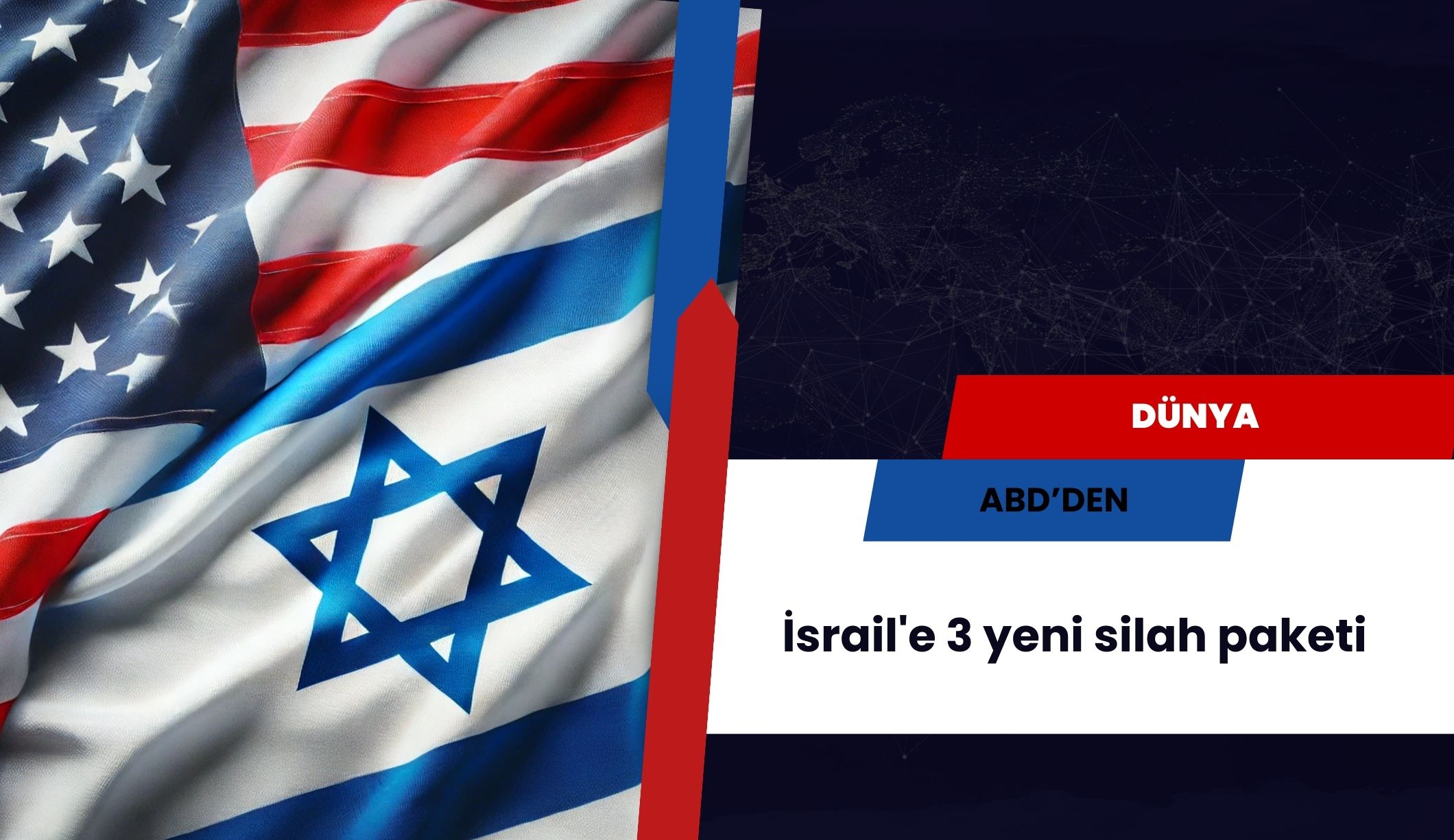 Abd'den İsrail'e 3 yeni silah paketi