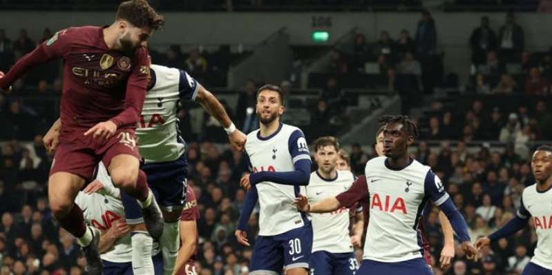Tottenham kupada Manchester City'yi eledi.