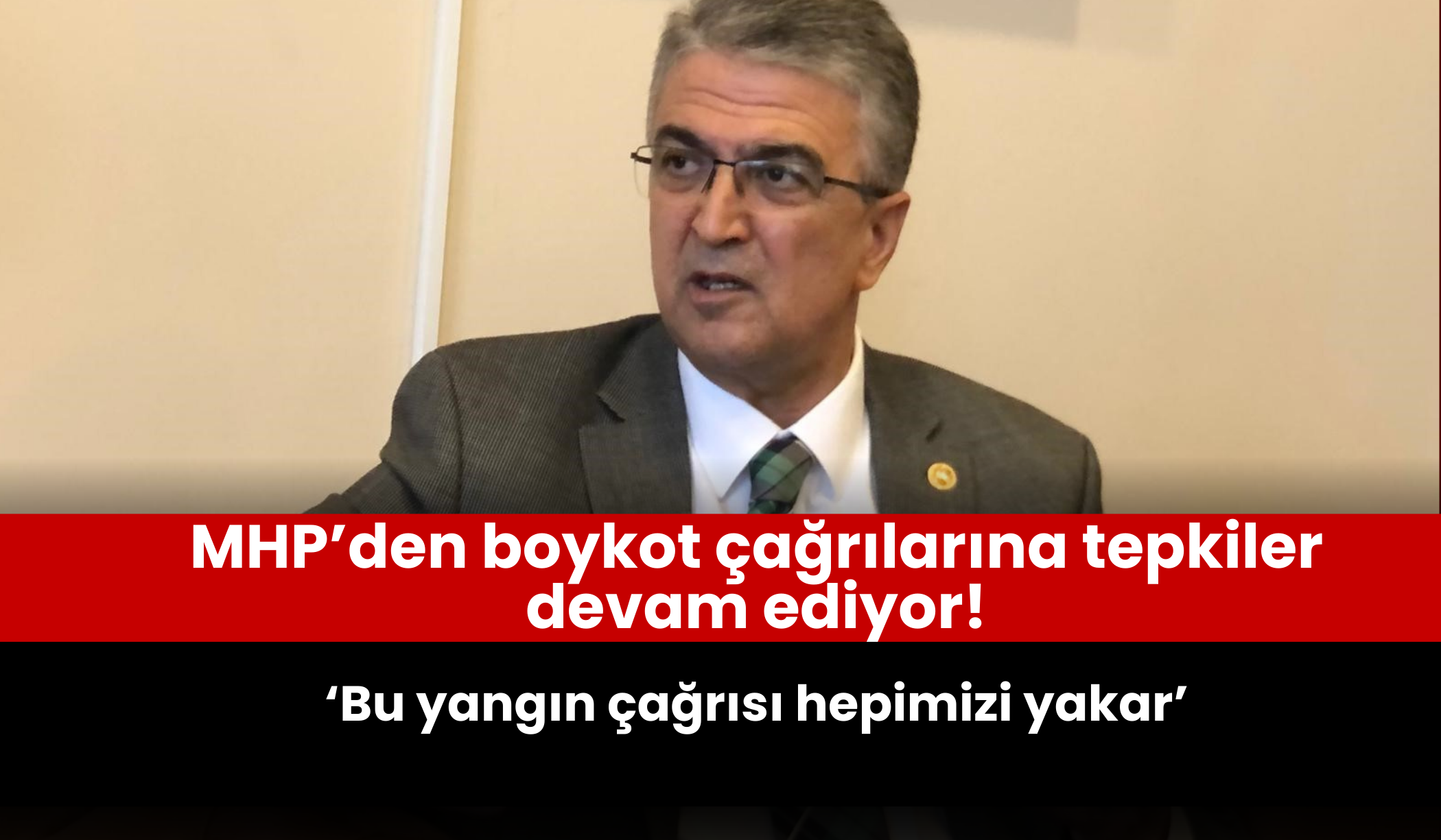 MHP'li Kamil Aydın'dan boykot çağrısına sert tepki!