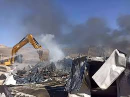 Malatya'da 150 işçinin kaldığı konteynerde korkutan yangın!