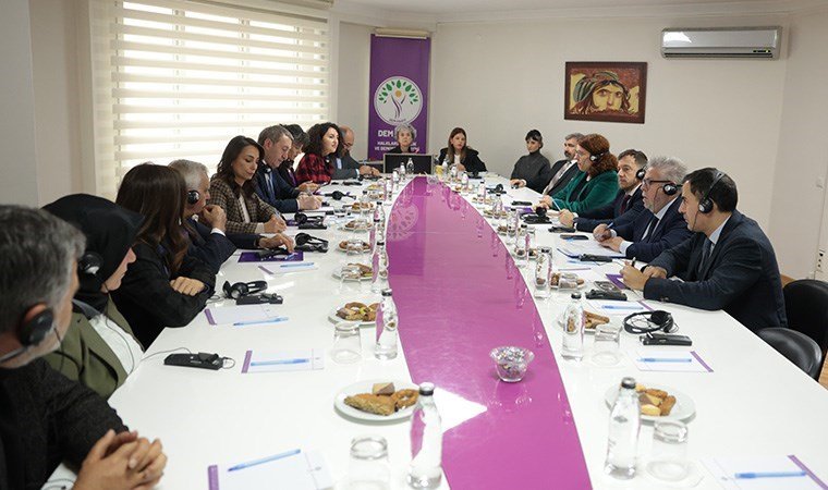 AP Türkiye Raportörü Sanchez, DEM Partisi Eş Genel Başkanları ile görüştü