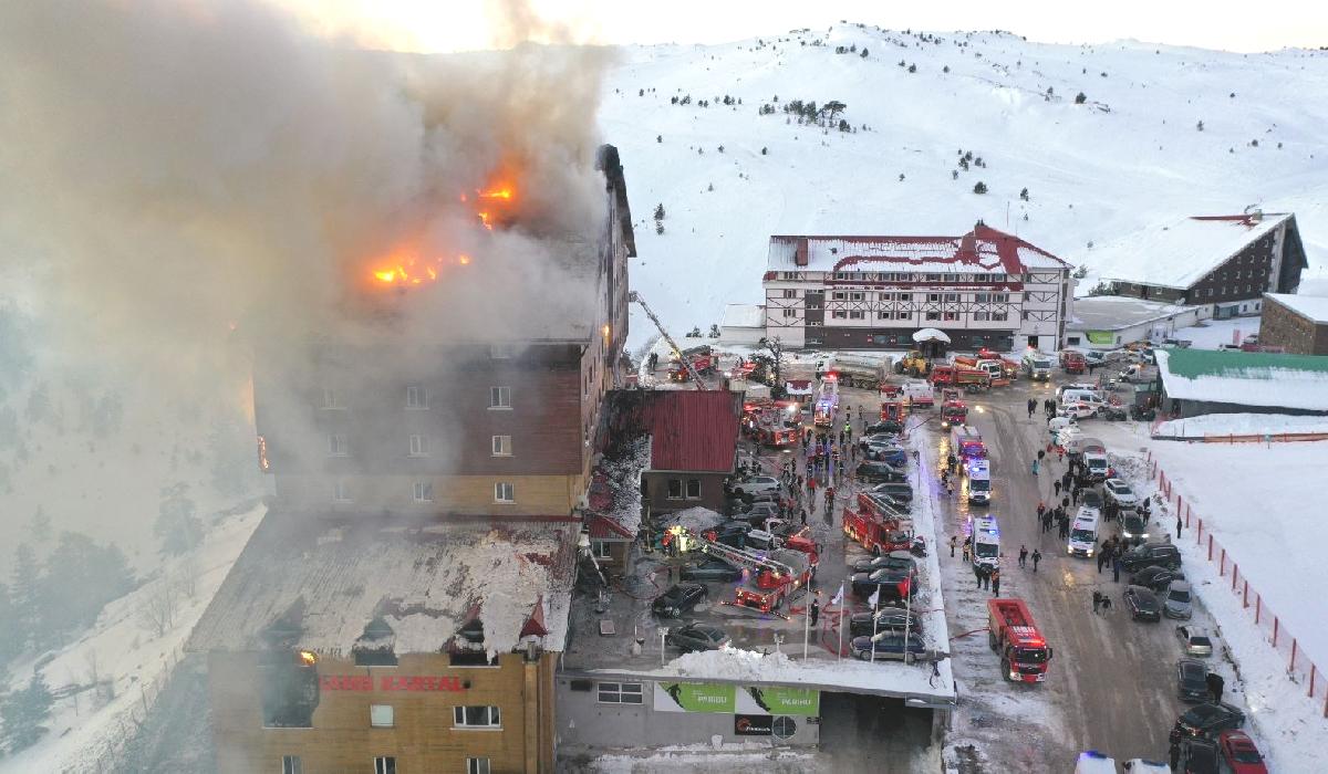 Bolu'da yangın faciası sonrası 