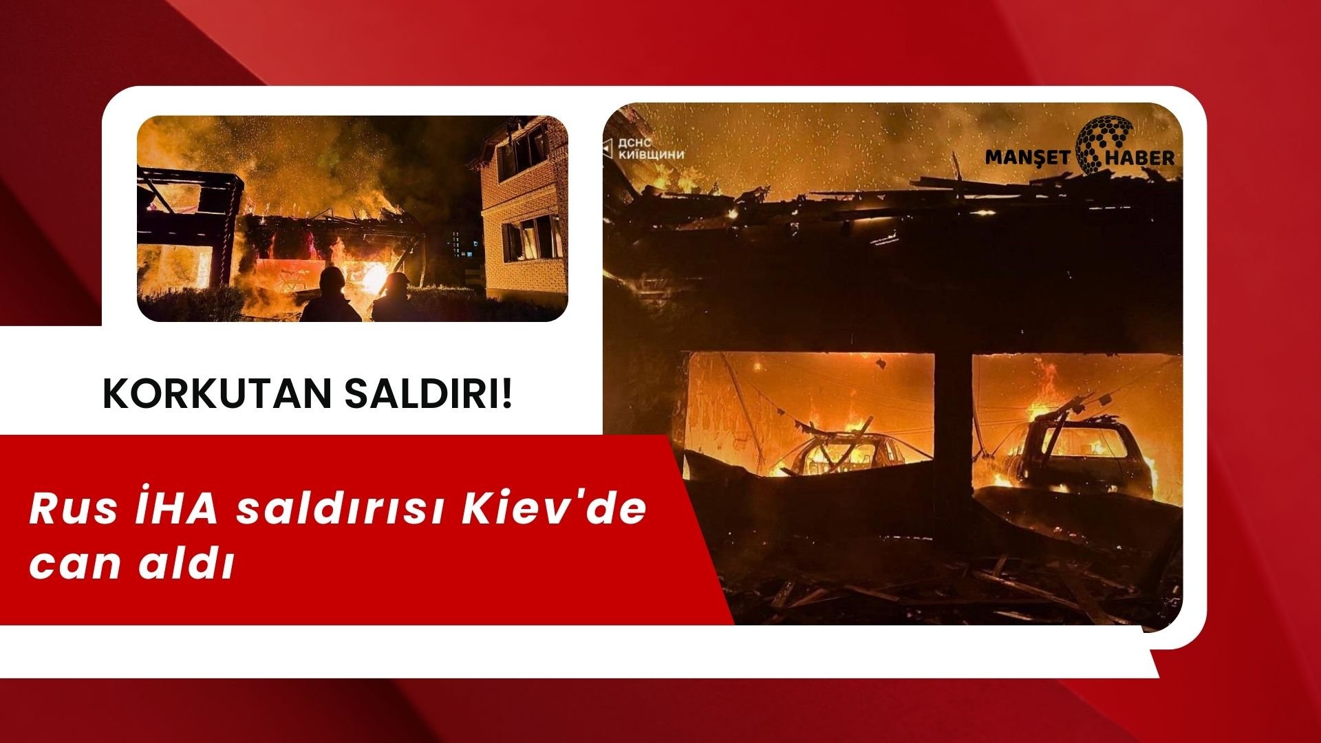 Rus İHA saldırısı Kiev'de can aldı!