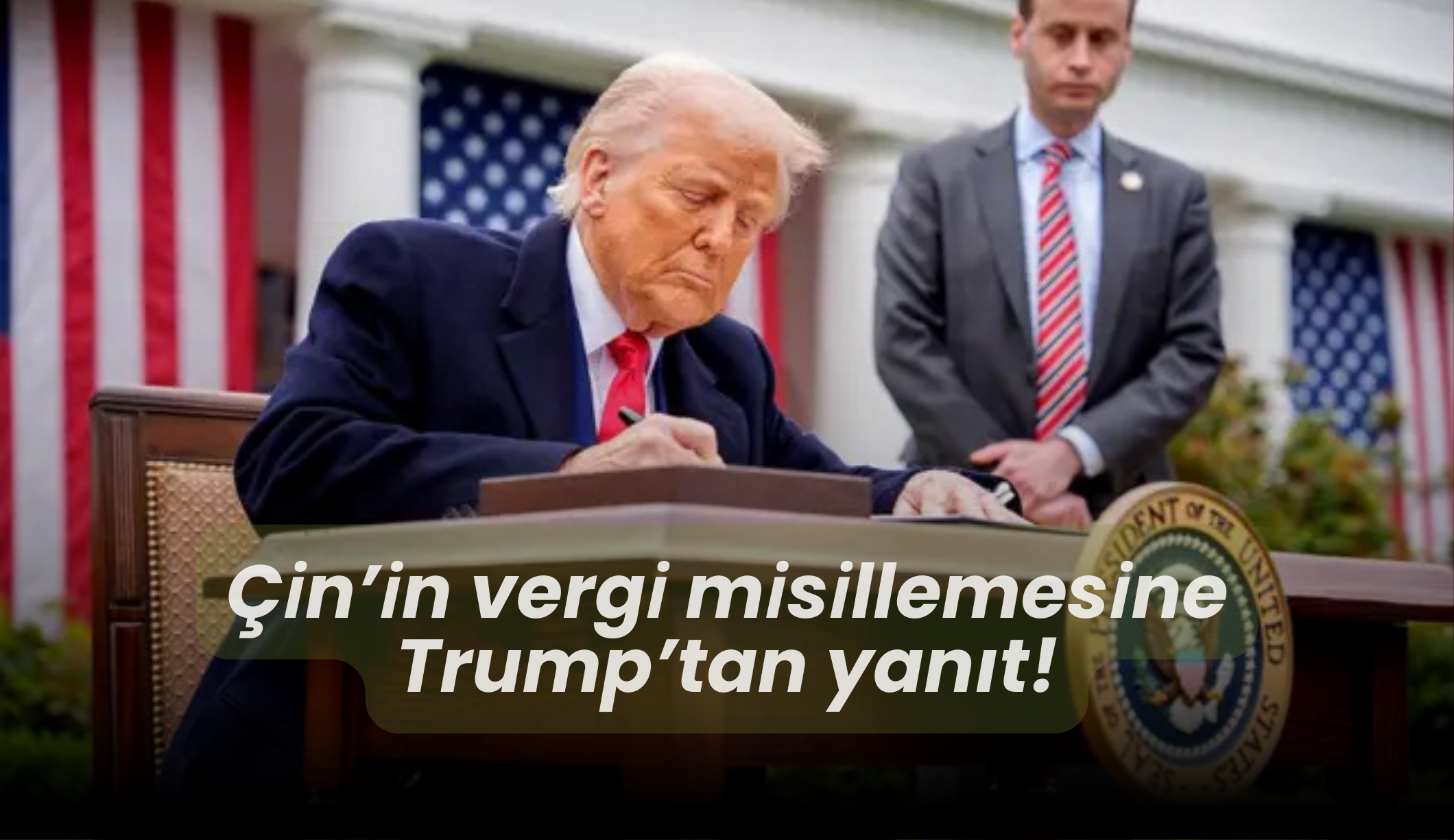Çi̇n'in vergi mi̇si̇llemesi̇ne Trump’tan yanıt!