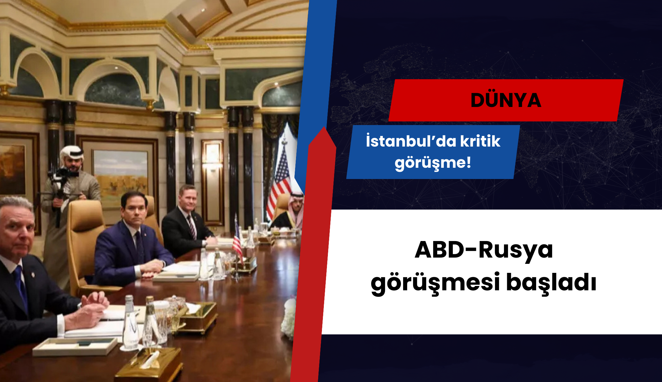 İstanbul'da Rusya-ABD zirvesi başladı