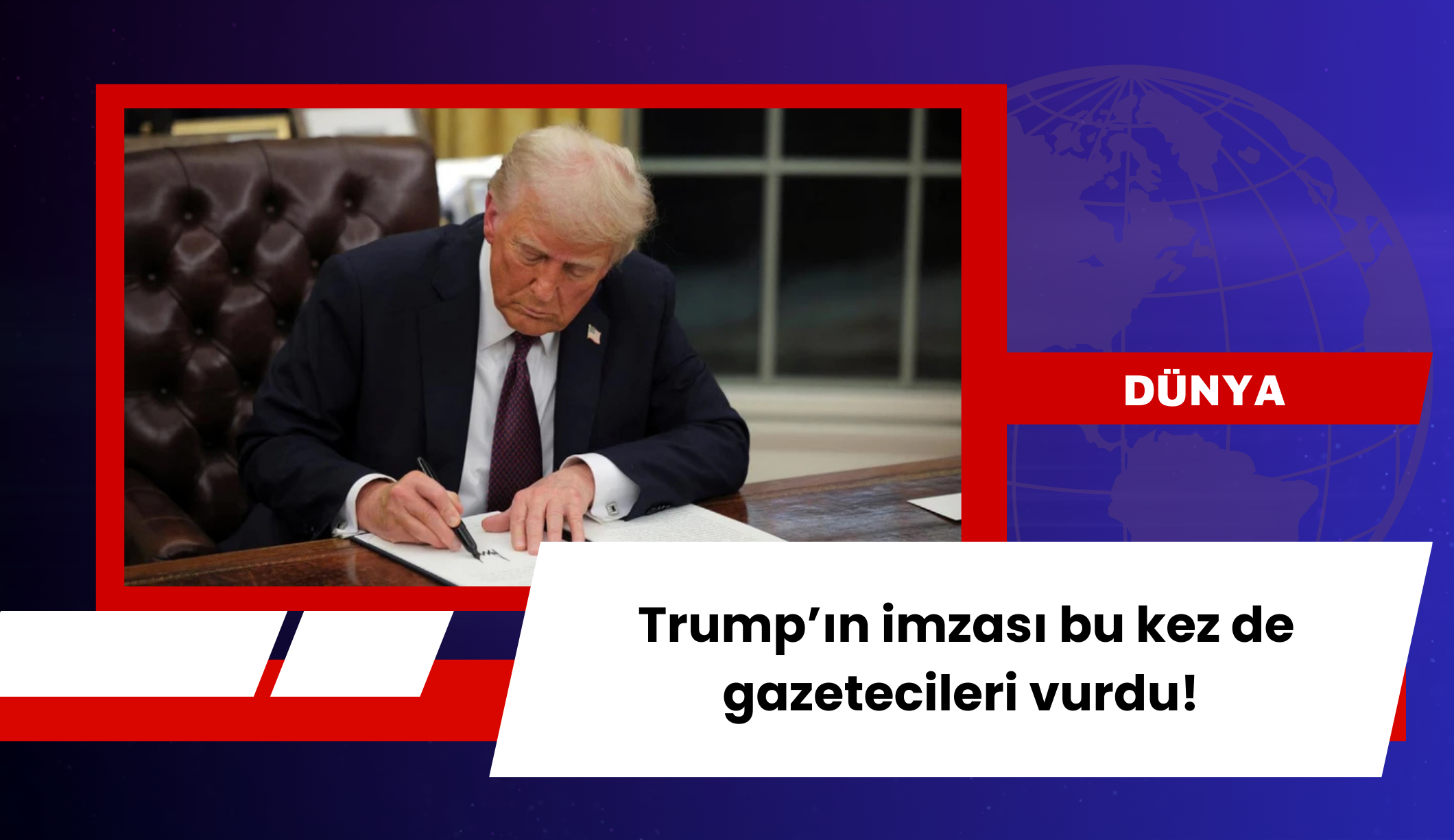 Trump’tan tartışmalı imza!