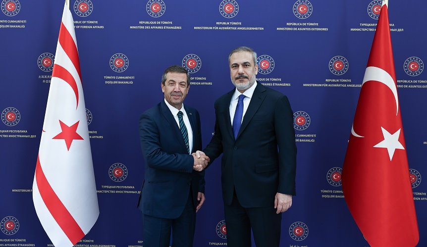 Dışişleri Bakanı Fidan, KKTC’de Mevkidaşı Ertuğruloğlu İle Görüştü
