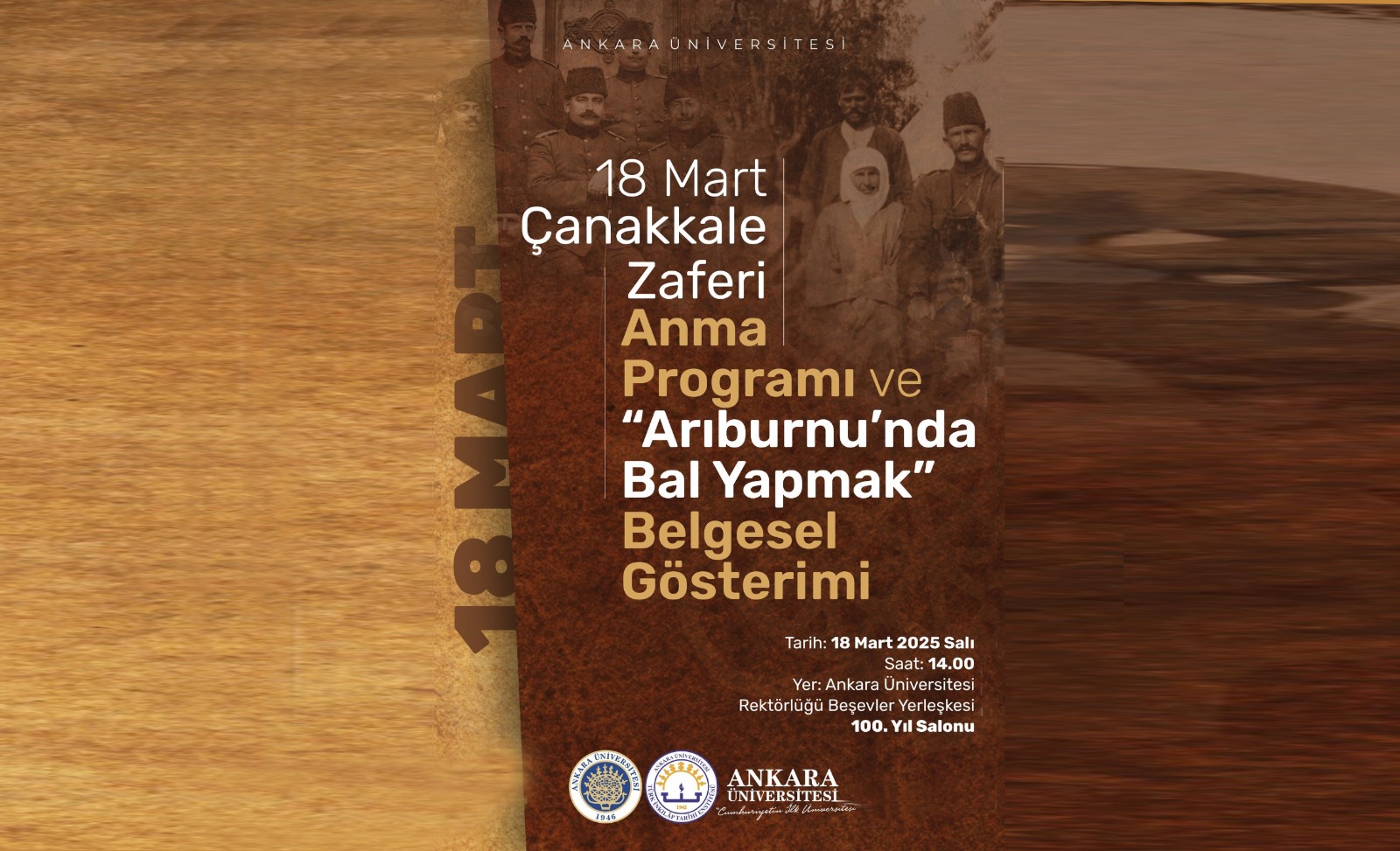 Ankara Üniversitesi’nden Anlamlı Belgesel: ''Arıburnu’nda Bal Yapmak''