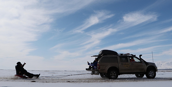 Jeep ile kar serüveni