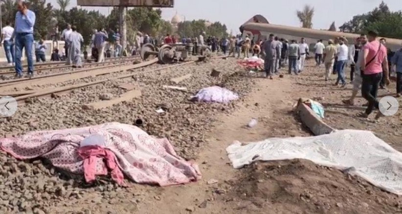 Mısır’da tren raydan çıktı: 8 ölü, 97 yaralı