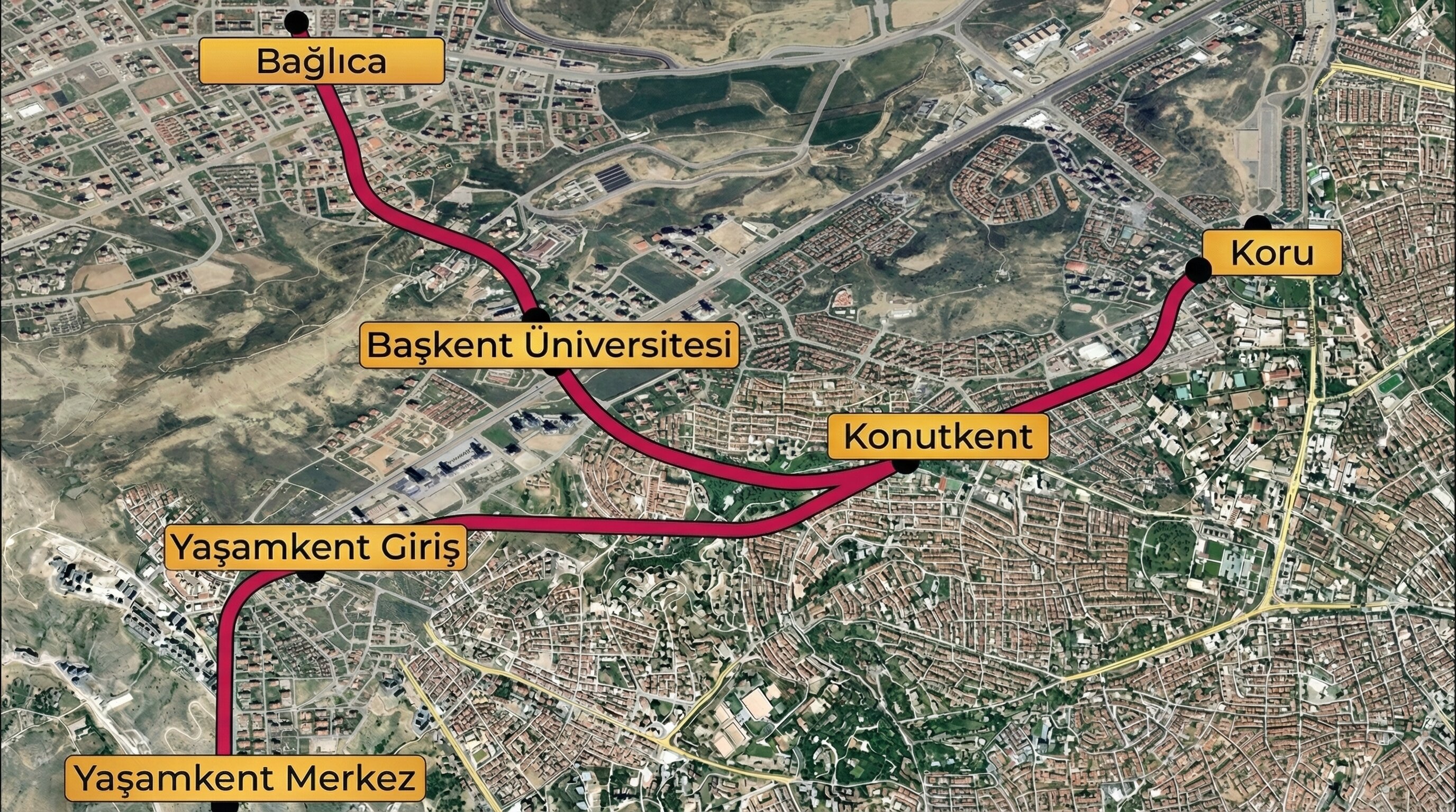 koru-yaşamkent ve bağlıca