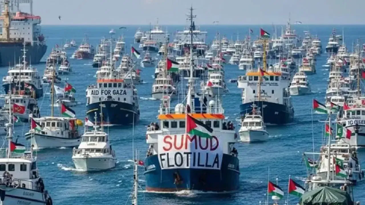 Türkiye’den 56 aktivist, 46 ülkeden katılım: Sumud Filosu Gazze yolunda