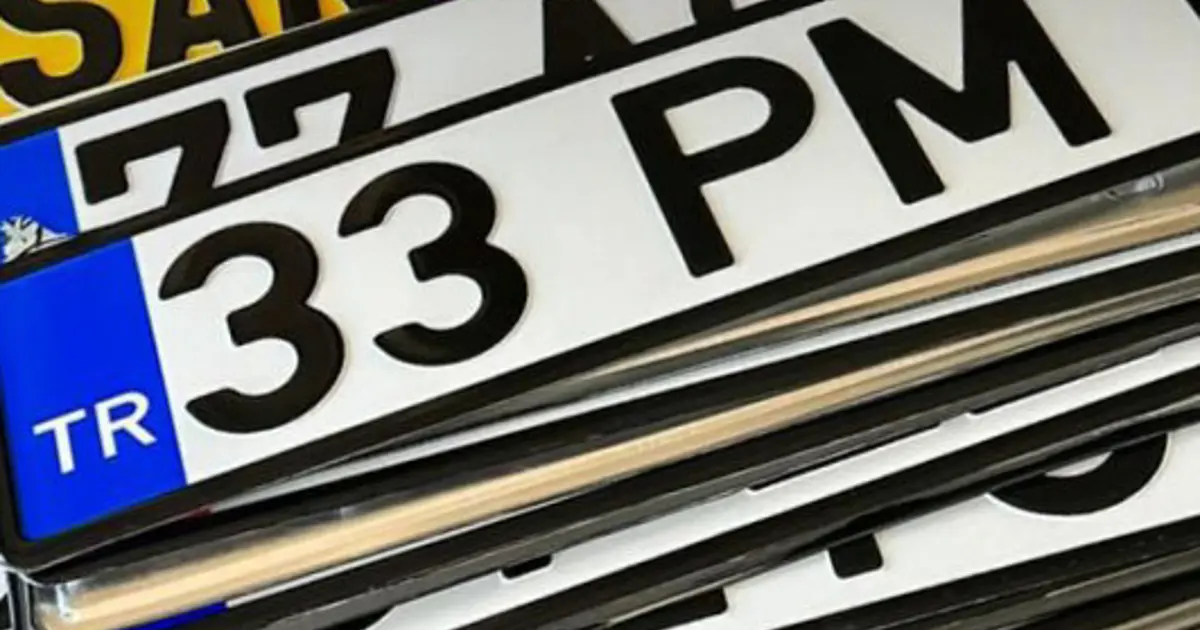 Resmi Gazete’de yayımlandı: Plakalara yeni düzenleme