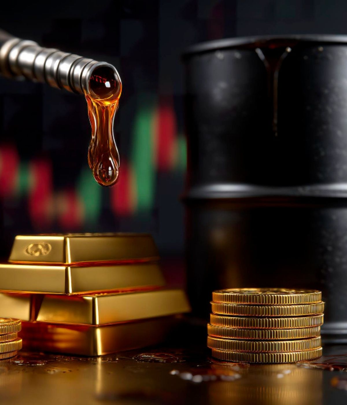 Piyasalar tersine döndü: Petrol düştü, altın sıçradı