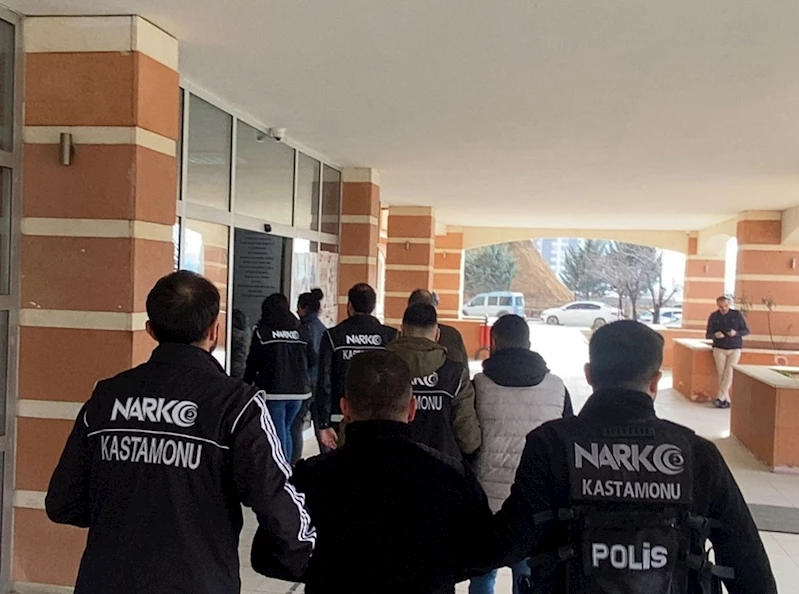 Kastamonu’da uyuşturucu davası: 3 sanık hakim karşısında