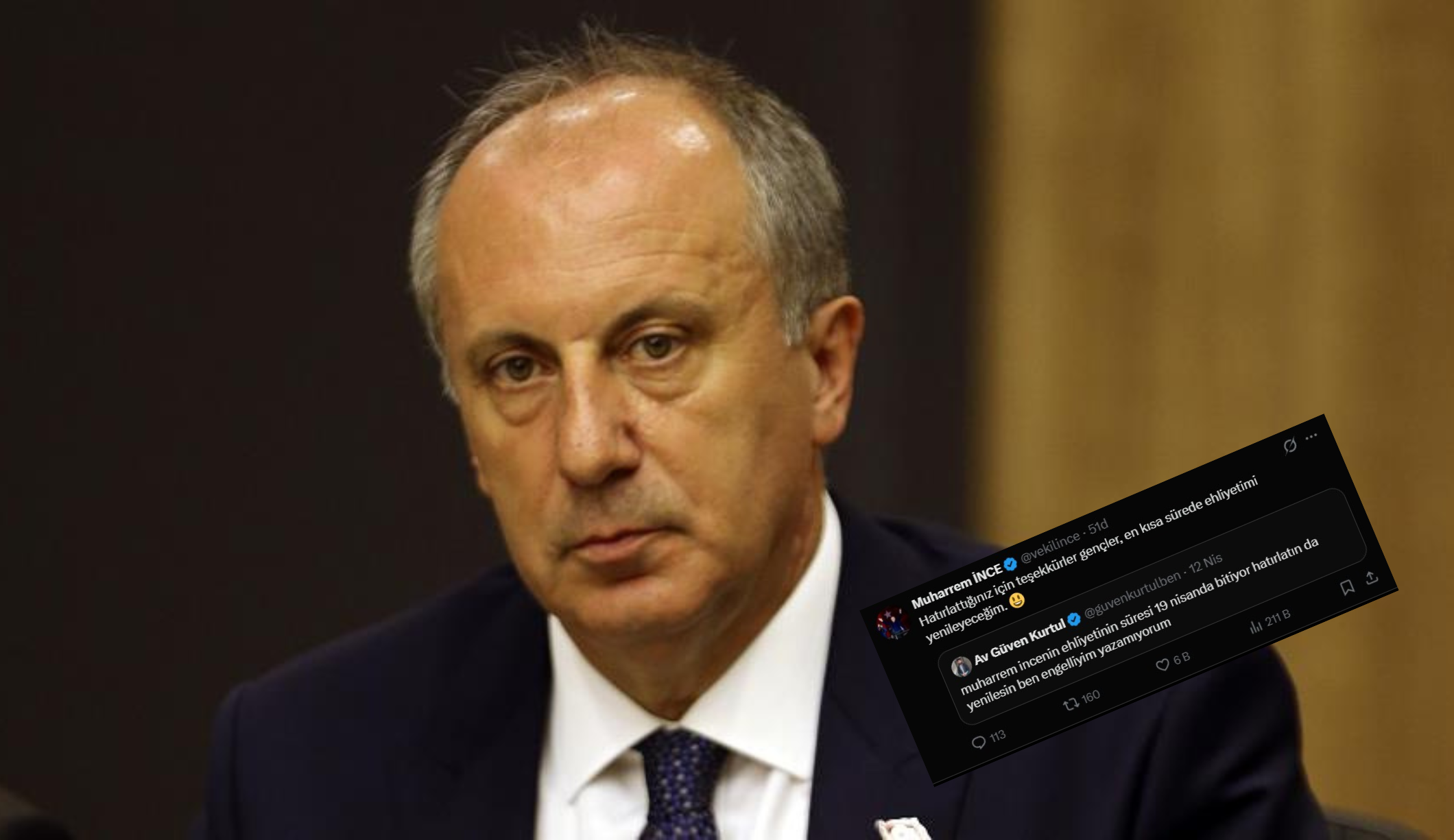 Sosyal medyada gündem oldu: İnce’den ehliyet yanıtı