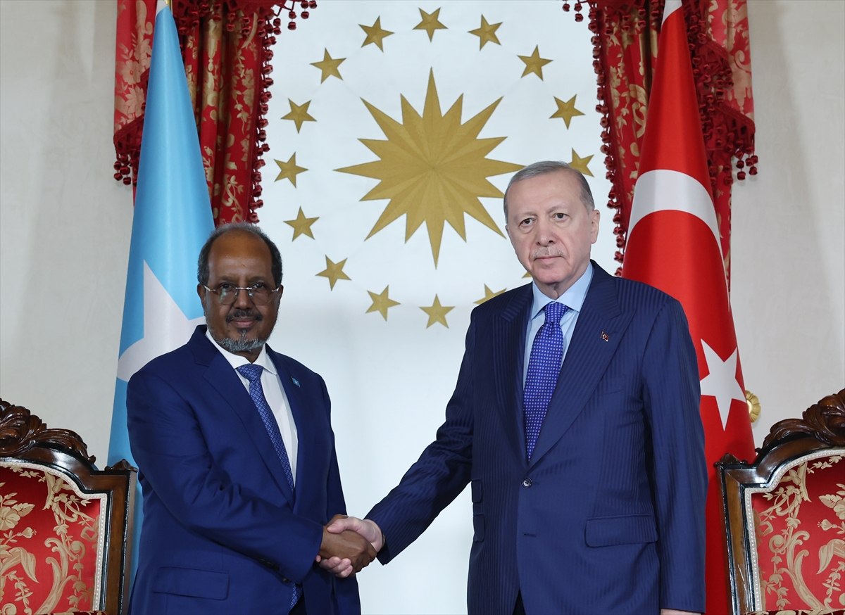 Erdoğan, Somali Cumhurbaşkanı ile görüştü