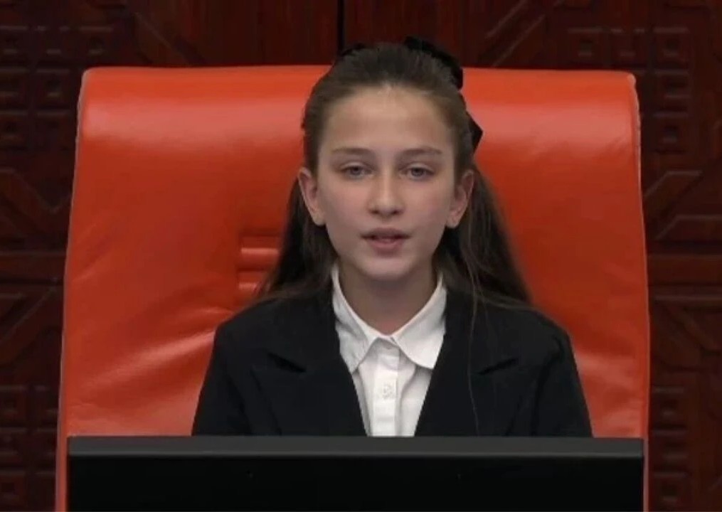Çocuk başkanın Meclis'teki sözleri duygusal anlar yaşattı