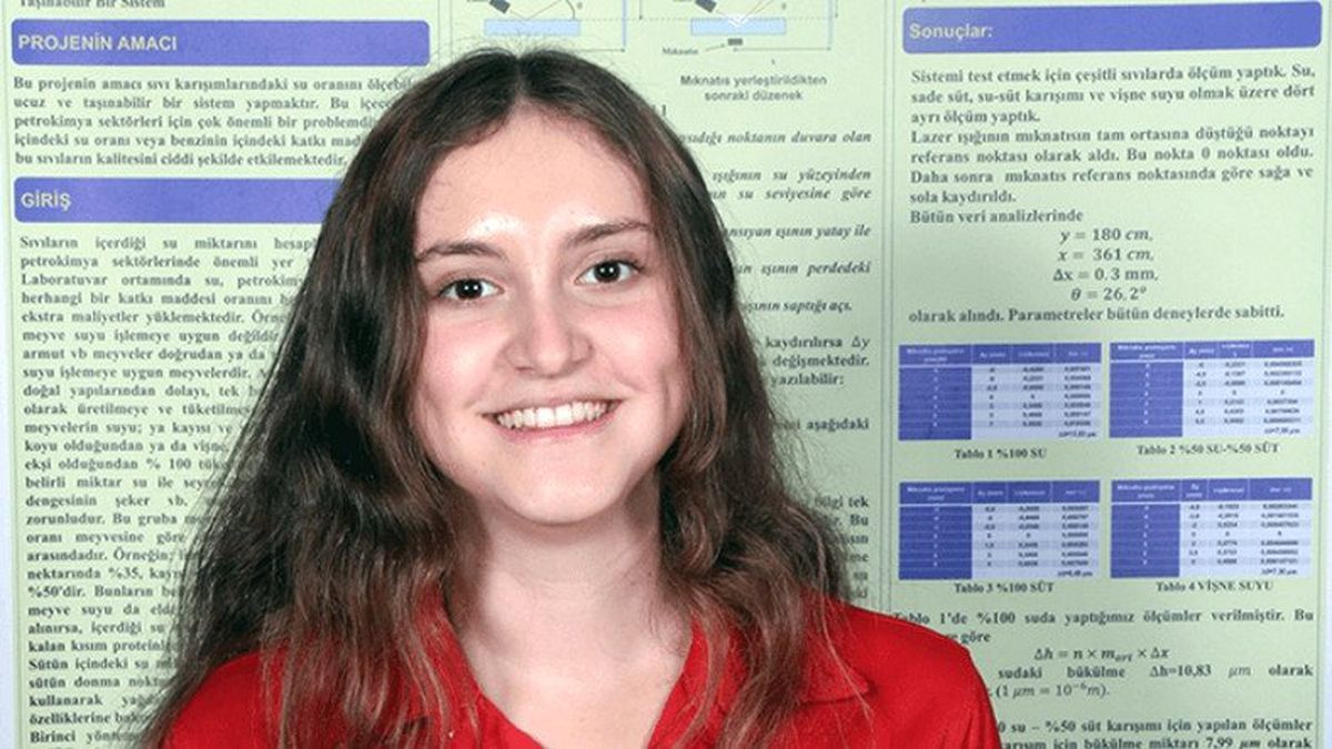 Tübitak eledi, İlayda dünya birincisi oldu!