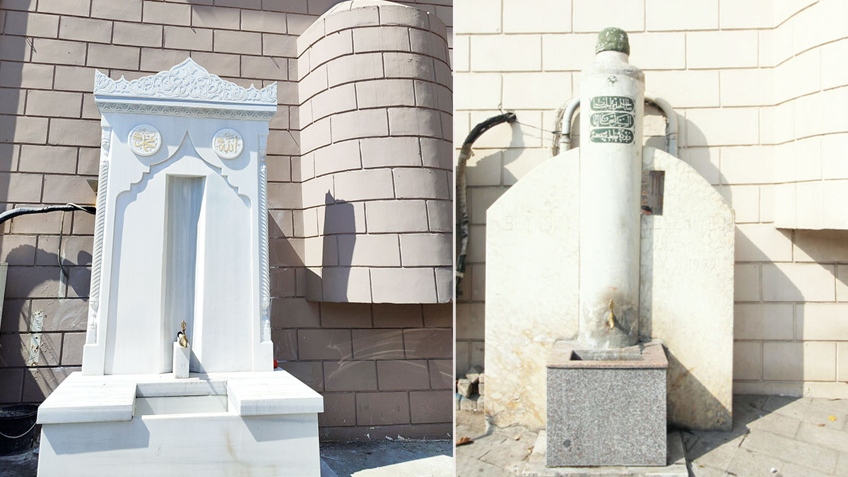 Osmanlı çeşmesi yerine mermer yapı: Tepkiler büyüyor