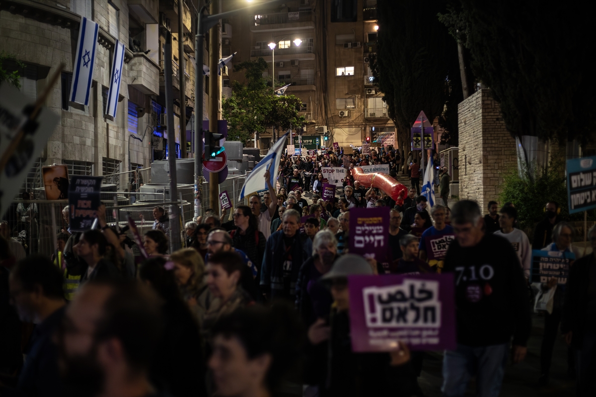 Kudüs’te tahliye protestosuna polisin sert müdahalesi