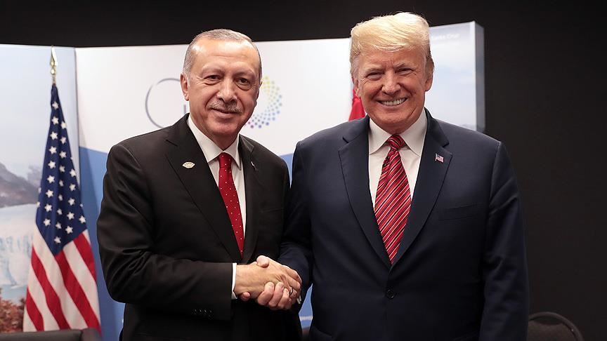 Cumhurbaşkanı Erdoğan, ABD Başkanı Trump ile görüştü
