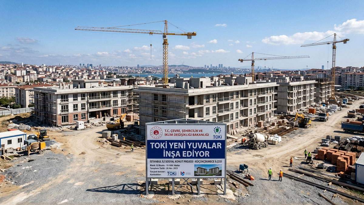 TOKİ’den İstanbul’a dev hamle: 100 bin konutun adresi ortaya çıkıyor