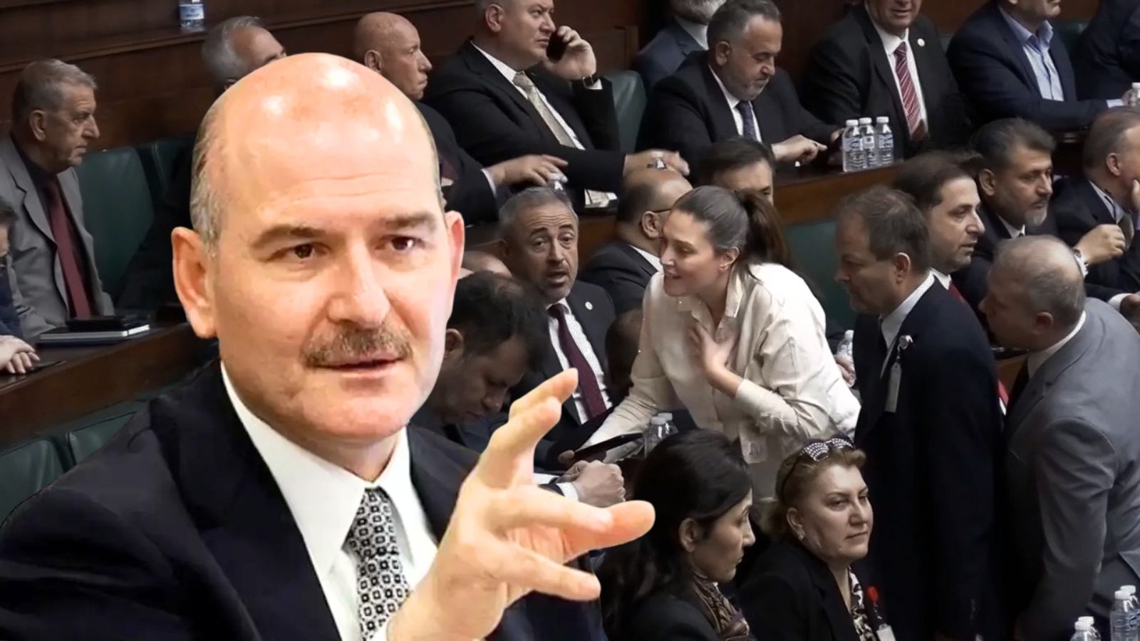 Süleyman Soylu ile gazeteci arasında TBMM’de tartışma