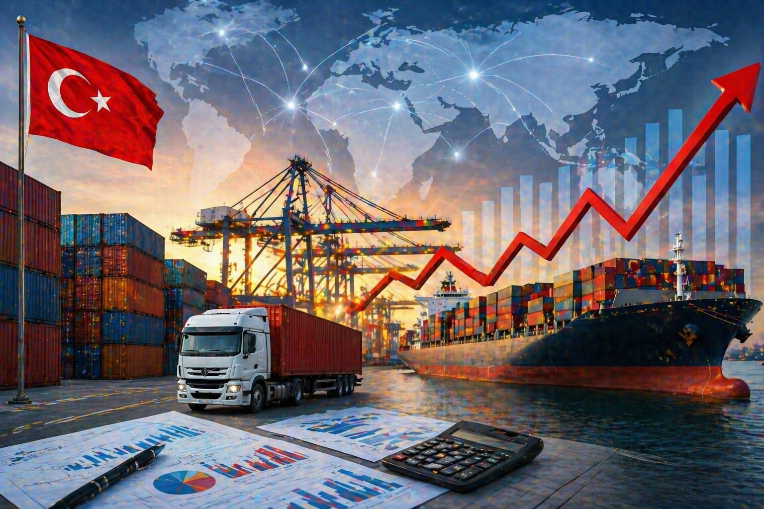 İhracat düştü, ithalat arttı! Dış ticaret açığı büyüdü