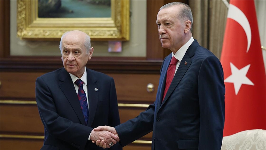 Erdoğan ve Bahçeli Cumhurbaşkanlığı Külliyesi'nde buluşacak