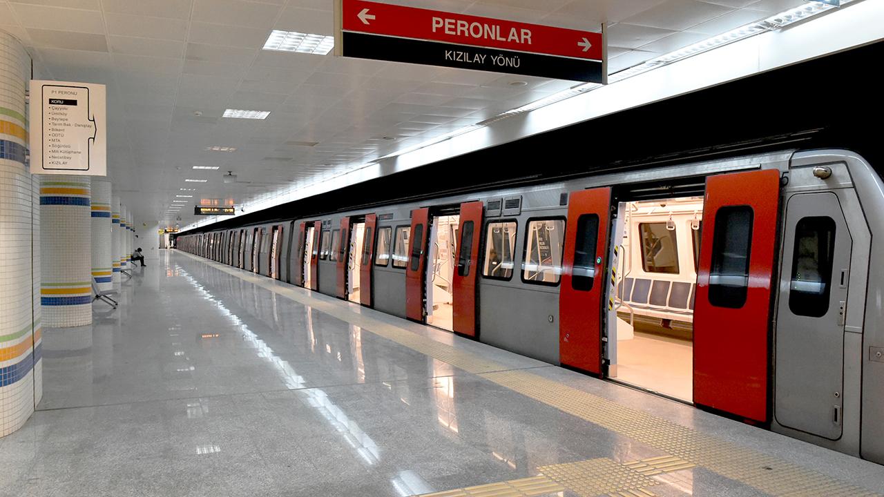 Ankara’da 1 Mayıs nedeniyle AKM metro istasyonu kapatıldı