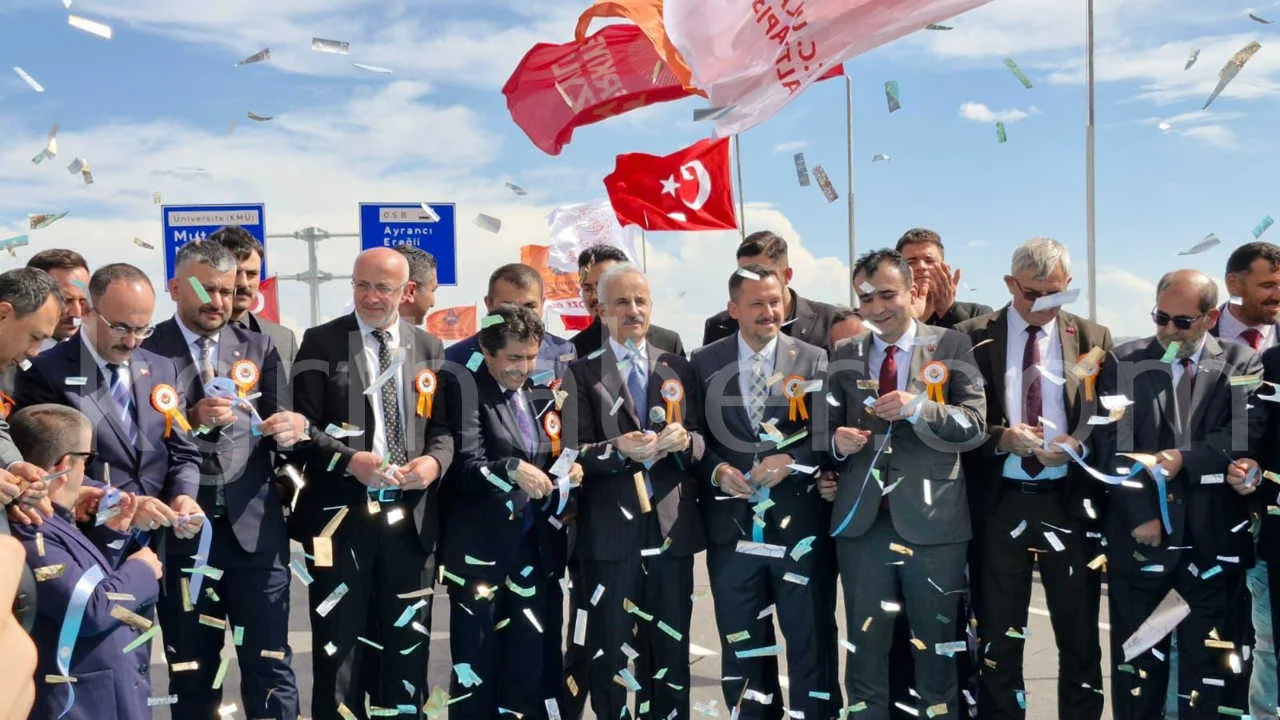Karaman'da yeni çevre yolunun 1. etabı törenle açıldı