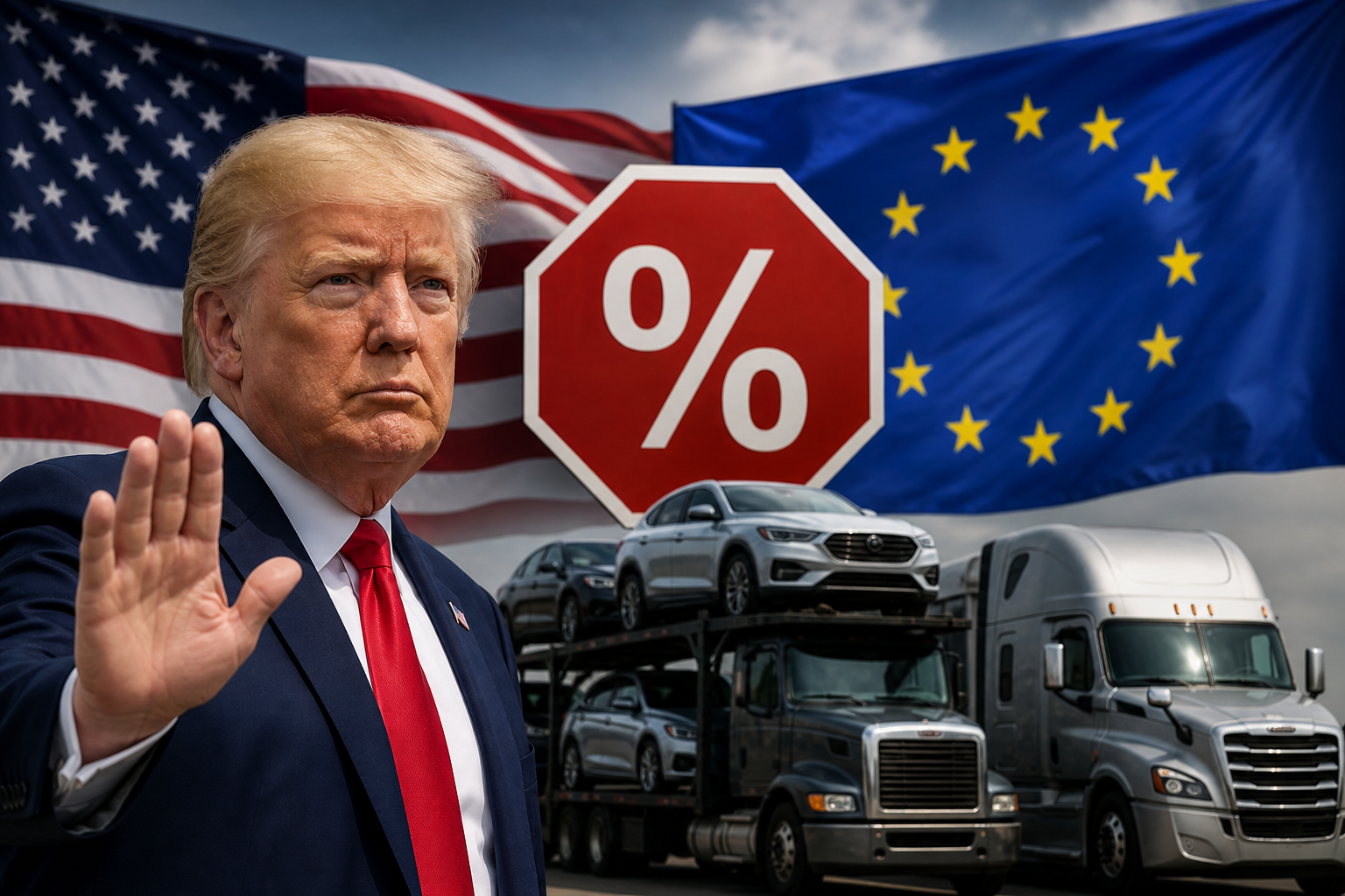 Avrupa otomotiv sektörüne Trump darbesi! Yeni gümrük vergisi yürürlükte