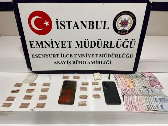 Esenyurt'ta uyuşturucu operasyonu: 3 kişi gözaltında
