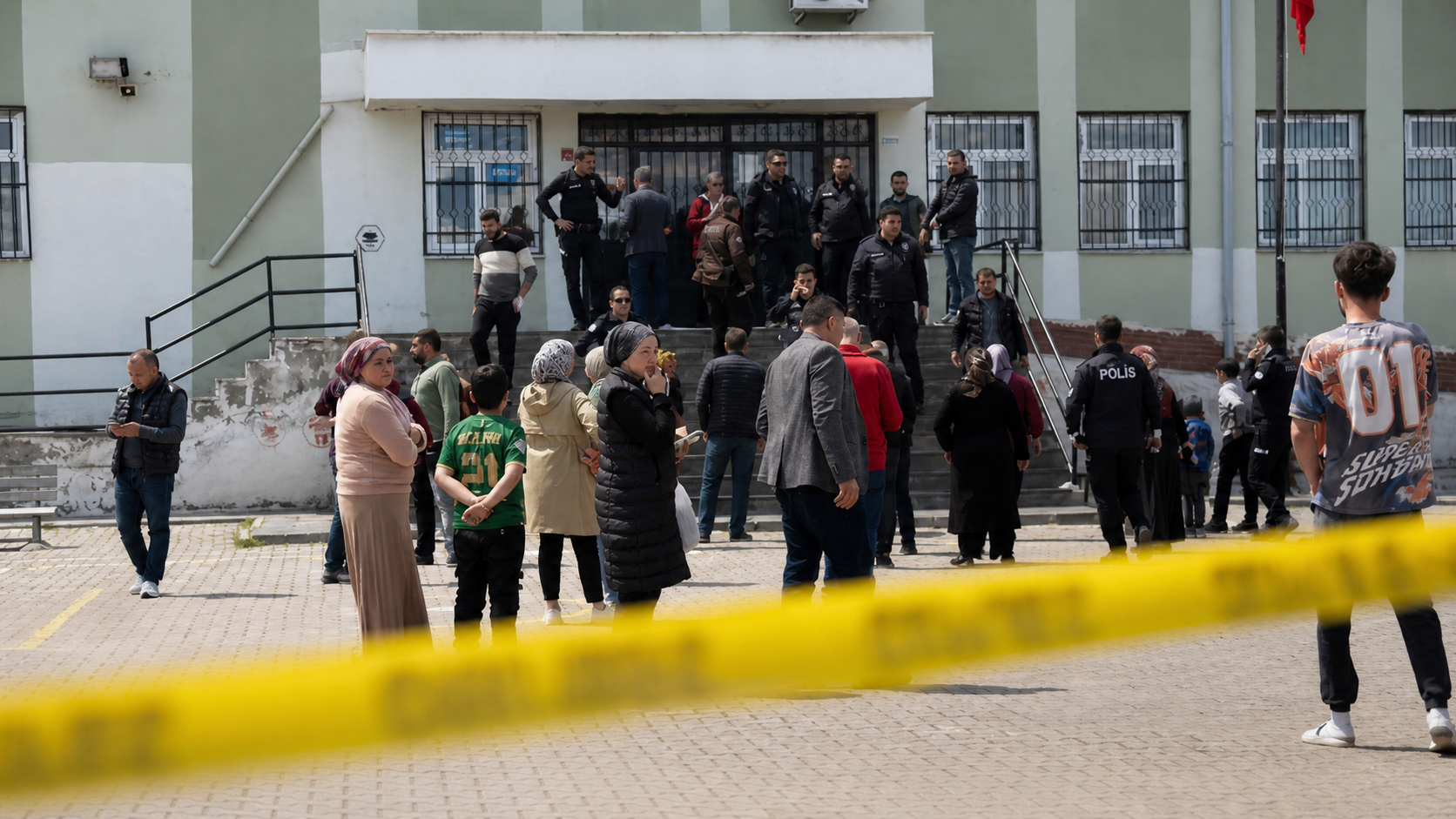 Diyarbakır’da okul önünde pompalı tüfek dehşeti