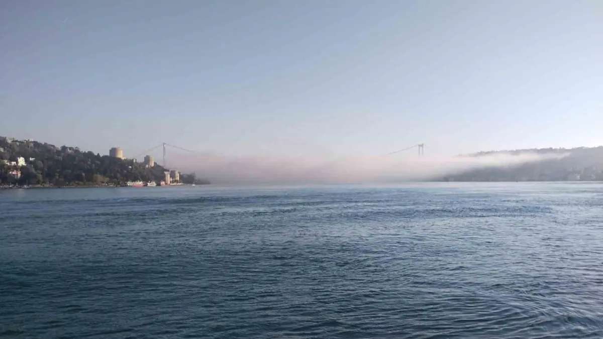 İstanbul'da deniz ulaşımına hava muhalefeti engeli