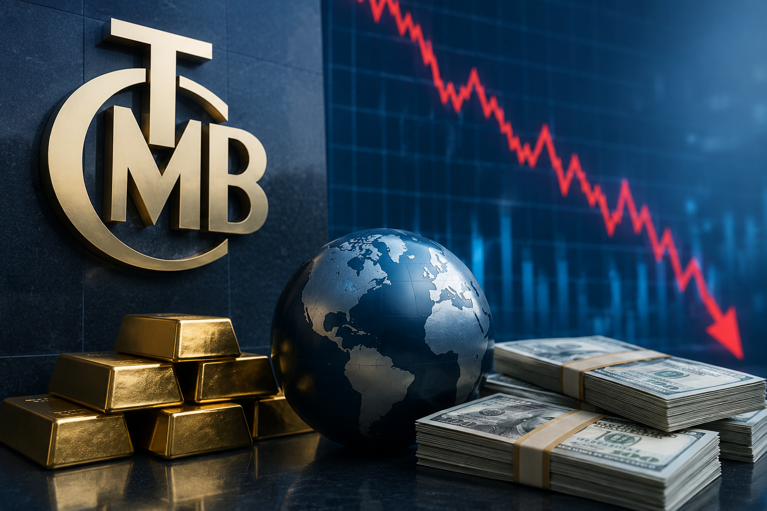 TCMB’nin toplam rezervleri iki haftadır geriliyor