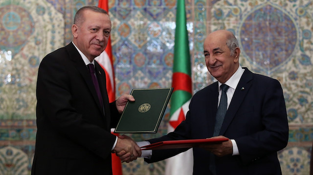 Türkiye ile Cezayir arasında 12 alanda stratejik iş birliği anlaşması imzalandı