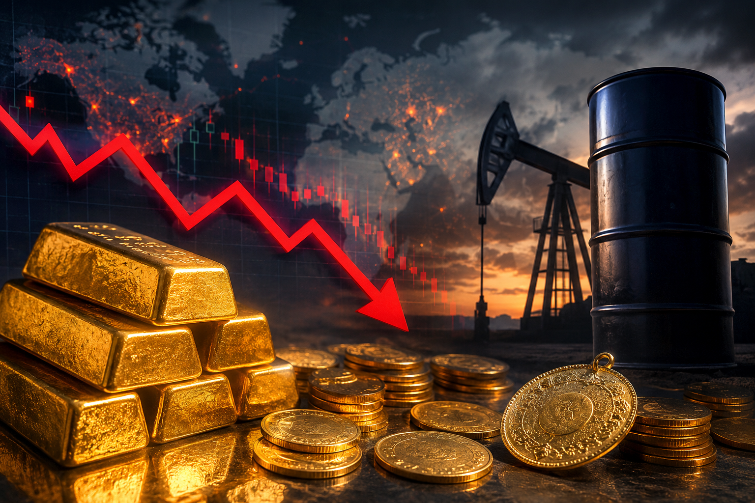 Petrol yükseldi, altın düştü! Piyasalarda yeni denge arayışı