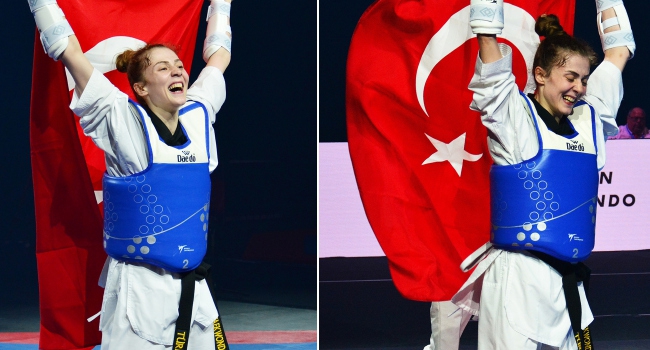 Merve Dinçel Avrupa Tekvando şampiyonu oldu